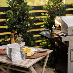 UNBRANDED Posoda za žar iz aluminija, set 150 kos 