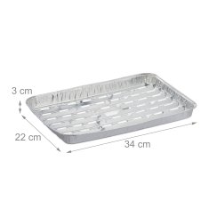 UNBRANDED Posoda za žar iz aluminija, set 40 kosov 