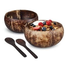 UNBRANDED Set 2 kokosovih posod 