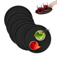 UNBRANDED Set okroglih servirnih pladnjev 5 28 cm 