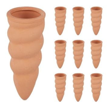 UNBRANDED Ukrivljeni glineni stožci v kompletu 10 kosov