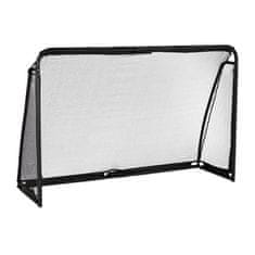 UNBRANDED Črn nogometni gol 120 x 180 cm 