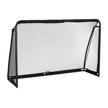 UNBRANDED Črn nogometni gol 120 x 180 cm
