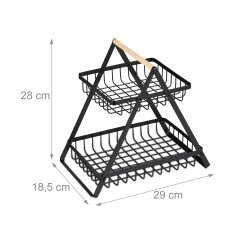 UNBRANDED 2-delna košara s sadjem etagere 