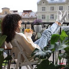 UNBRANDED set 4 držal za cvetlične lonce za balkon 