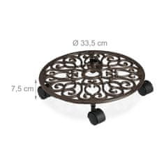 UNBRANDED Rastlinski valjar iz litega železa 