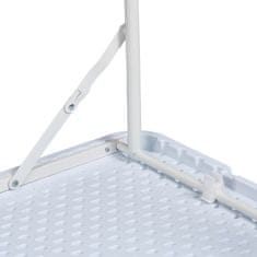 UNBRANDED Zložljiva vrtna miza, nastavljiva po višini 