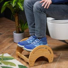 UNBRANDED Nastavljiv WC deska iz bambusa 