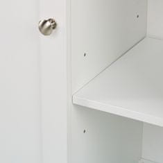 UNBRANDED Omarica za umivalnik z vrati in 4 prekati 