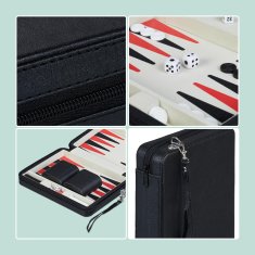 UNBRANDED Backgammon potovalna igra 
