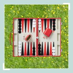 UNBRANDED Rdeča backgammon torba 