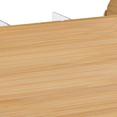 UNBRANDED Organizator za čaj s 4 predelki iz bambusa 
