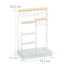UNBRANDED Držalo za nakit iz lesa in železa 