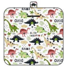 Merco Dinozaver XXL odeja za piknik 200 x 200 cm pakiranje 1 kos