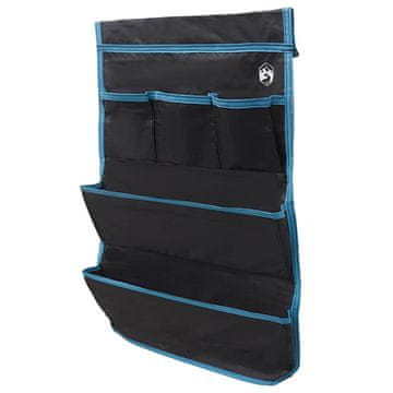 Vidaxl Vrečka za shranjevanje s shranjevanjem Črna 66 x 40 cm oxford