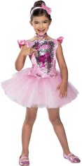 UNBRANDED Barbie balerina obleka in trak za lase 98-104 cm 