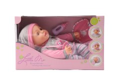 UNBRANDED Otroška punčka Little Me s funkcijami 40 cm 
