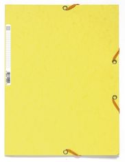 Exacompta Kartoteke z gumico A4 400 g/m2 - limonsko rumena