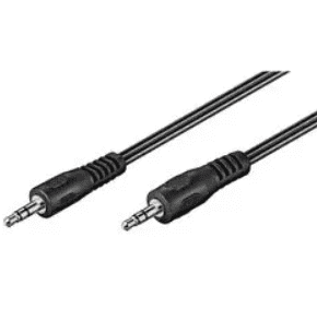 Sinnect audio 3,5 mm kabel, 0,2 m, M/M (14.107)