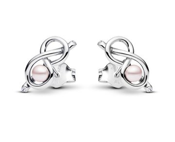 Pandora Srebrni uhani Infinity Knot Moments 293761C01