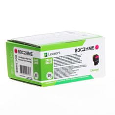 Lexmark 80C2HME HC škrlaten, originalen toner