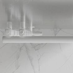 IFS Moderni kopalniški radiator Jukon | 988 x 500mm | Bel | 461 W | Mexen