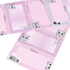 STARPAK Etikete šolske Nalepke za zvezek Cats, nalepke za šolske zvezke, samolepilne nalepke SET 12 nalepk x2