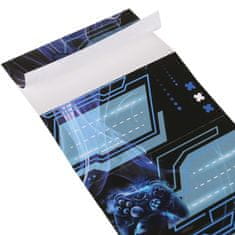 STARPAK Etikete šolske GAMER nalepke za zvezke, nalepke za šolske knjige, samolepilne nalepke za igralce set 12 nalepk. x2