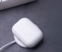 Forever MAWC-400 brezžični polnilec, 3v1, 15W, USB-C, bel