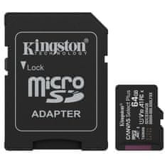 Kingston Canvas Select Plus microSD 64GB Class10 UHS-I adapter (SDCS3/64GB) spominska kartica