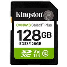 Kingston Canvas Select Plus SD 128GB Class10 UHS-I (SDS3/128GB) spominska kartica
