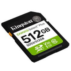 Kingston Canvas Select Plus SD 512GB Class10 UHS-I (SDS3/512GB) spominska kartica