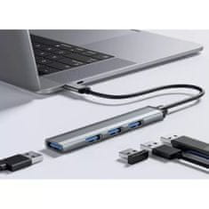 UNBRANDED USB HUB - 1 port 3.0 + 3 porta 2.0 Izoxis 23316 