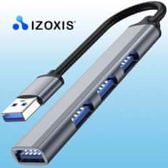 UNBRANDED USB HUB - 1 port 3.0 + 3 porta 2.0 Izoxis 23316 
