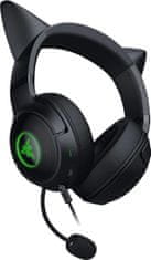 Razer Kraken Kitty V2, črne, Igralne slušalke 