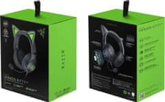 Razer Kraken Kitty V2, črne, Igralne slušalke 