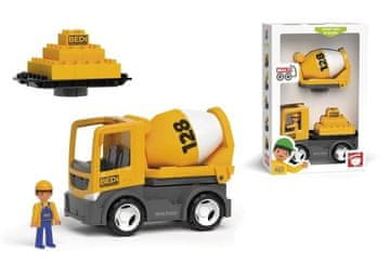 MULTIGO BUILD 2+1 - Avto z Igračkom, mešalnikom, gradbeno ploščo, kockami