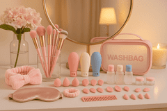 Darilni komplet za ženske, darilna škatla, lepotni komplet, potovalni dodatki, za nego | WOMGIFTHAIR