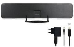 Evolveo Xany 2B, 230/5V, aktivna sobna antena FM/DAB+/DVB-T2, LTE,4G,5G filter