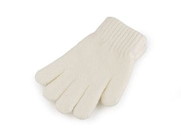 Otroške pletene rokavice - kremne najlažji.