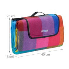 UNBRANDED Piknik odeja 200 x 200 cm karo 
