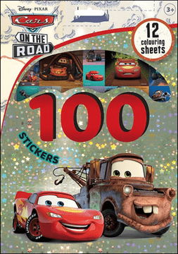 Avtomobili - 100 nalepk z barvnimi listi