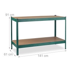 UNBRANDED Delovna miza 2 ravni 