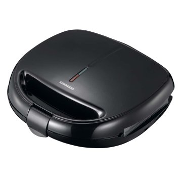 Nedis 3 v 1 snemljiv pekač sendvičev 850 W črn