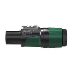 Nedis 4-polni kabelski konektor speakON, sklop vijačnih sponk, razbremenitev nateza vpenjalne glave za premer kabla od 6 do 12 mm 