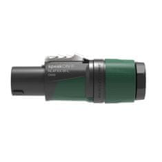 Nedis 4-polni kabelski priključek speakON, sklop vijačnih sponk, razbremenitev nateza vpenjalne glave za premer kabla od 10 do 16 mm 