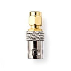 Nedis Adapter SMA | SMA moški | BNC ženski | Pozlačeno | 50 ohmov | Naravnost | Baker | Zlato | 2 kosa | Škatla 