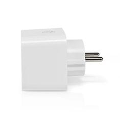 Nedis SmartLife Smart Plug | Wi-Fi | Strömmätare | 3680 W | Tip F (CEE 7/7) | 0 - 55 °C | Android/IOS | Vit 