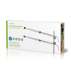 Nedis 5G/4G/3G antena | 4G | Na prostem | 698 - 3800 MHz | Dobiček: 15 dB | 0,30 m | Srebrna 