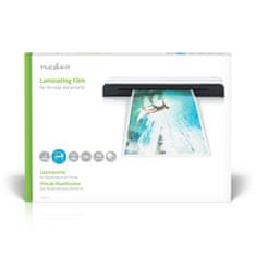 Nedis Film za laminiranje | A4 | Debelina: 100 µm | Pakirano po: 100 kos. | Plastika | Pregleden 